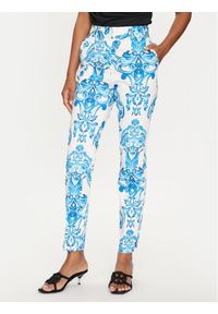 Marciano Guess Spodnie materiałowe 4GGB03 7247Z Niebieski Slim Fit. Kolor: niebieski. Materiał: bawełna