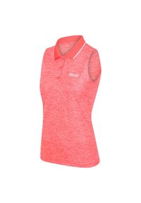 Regatta - Tima II damska koszulka. Kolor: czerwony, różowy, wielokolorowy. Materiał: poliester. Długość rękawa: bez rękawów. Długość: długie