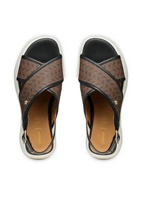 Geox Sandały D Spherica Ecub-3 S D550VB 00485 C6238 Brązowy. Kolor: brązowy. Materiał: skóra