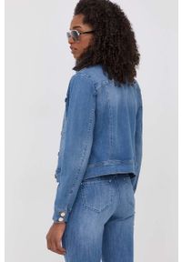 Morgan kurtka jeansowa damska przejściowa. Kolor: niebieski. Materiał: jeans #4
