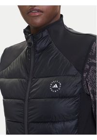 Adidas by Stella McCartney - adidas by Stella McCartney Bezrękawnik True Nature Golf JW2028 Czarny Slim Fit. Typ kołnierza: golf. Kolor: czarny. Materiał: syntetyk. Długość rękawa: bez rękawów. Sport: golf #5