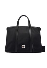 Karl Lagerfeld - KARL LAGERFELD Torebka A4W30018 Czarny. Kolor: czarny. Materiał: skórzane