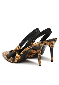 Versace Jeans Couture Szpilki 80VA3S52 ZS366 G89 Czarny. Kolor: czarny. Materiał: skóra. Obcas: na szpilce #2