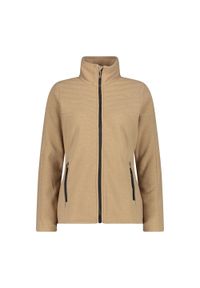 Bluza damska turystyczna CMP 34H2846. Kolor: beżowy. Materiał: polar. Sport: turystyka piesza #1