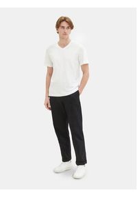 Tom Tailor Komplet 2 t-shirtów 1037738 Biały Regular Fit. Kolor: biały. Materiał: bawełna #6