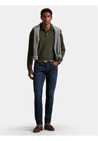 Polo Ralph Lauren Polo 710955081010 Zielony Slim Fit. Typ kołnierza: polo. Kolor: zielony. Materiał: bawełna #2