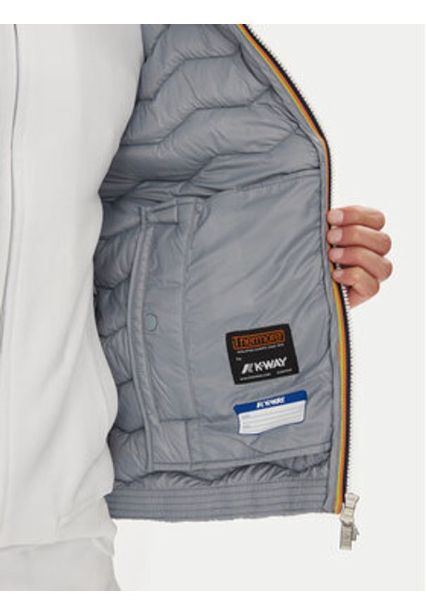 K-Way Kurtka przejściowa Jack K6121HW Szary Slim Fit. Kolor: szary. Materiał: syntetyk