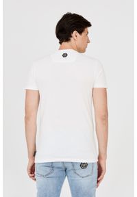 Philipp Plein - PHILIPP PLEIN T-shirt biały z popękaną czaszką. Kolor: biały #3