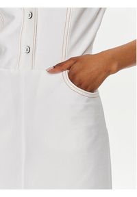 Max Mara Leisure Sukienka koszulowa Faro 2416621018 Biały Regular Fit. Kolor: biały. Materiał: syntetyk. Typ sukienki: koszulowe #4