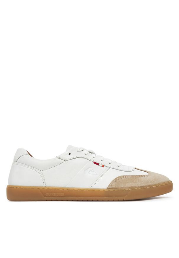 Quiksilver Sneakersy VALLEY2-05 MB Biały. Kolor: biały. Materiał: skóra
