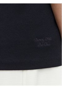 Beverly Hills Polo Club Top P-SS26W-TK550000 Granatowy Regular Fit. Typ kołnierza: polo. Kolor: niebieski. Materiał: bawełna #3