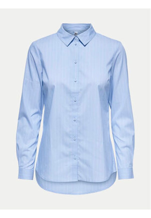 JDY Koszula Mio 15149877 Niebieski Regular Fit. Kolor: niebieski. Materiał: bawełna