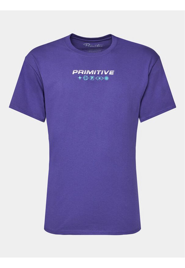 Primitive T-Shirt Zenith PAPFA2306 Fioletowy Regular Fit. Kolor: fioletowy. Materiał: bawełna