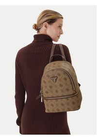 Guess Plecak Silia Travel TWGP98 90032 Beżowy. Kolor: beżowy. Materiał: skóra