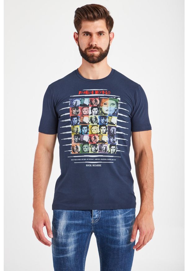 T-SHIRT Frankie Morello. Styl: elegancki