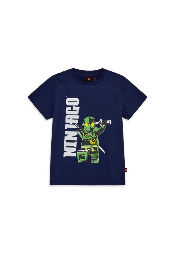 Koszulka Dziecięca LEGO NINJAGO Tano 308 Granatowa. Kolor: niebieski