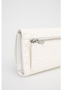 Calvin Klein portfel damski kolor biały. Kolor: biały #2