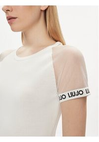 Liu Jo Sukienka codzienna TA4223 MS36L Biały Regular Fit. Okazja: na co dzień. Kolor: biały. Materiał: wiskoza. Typ sukienki: proste. Styl: casual #4