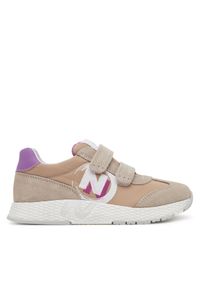 Sneakersy Naturino. Kolor: beżowy