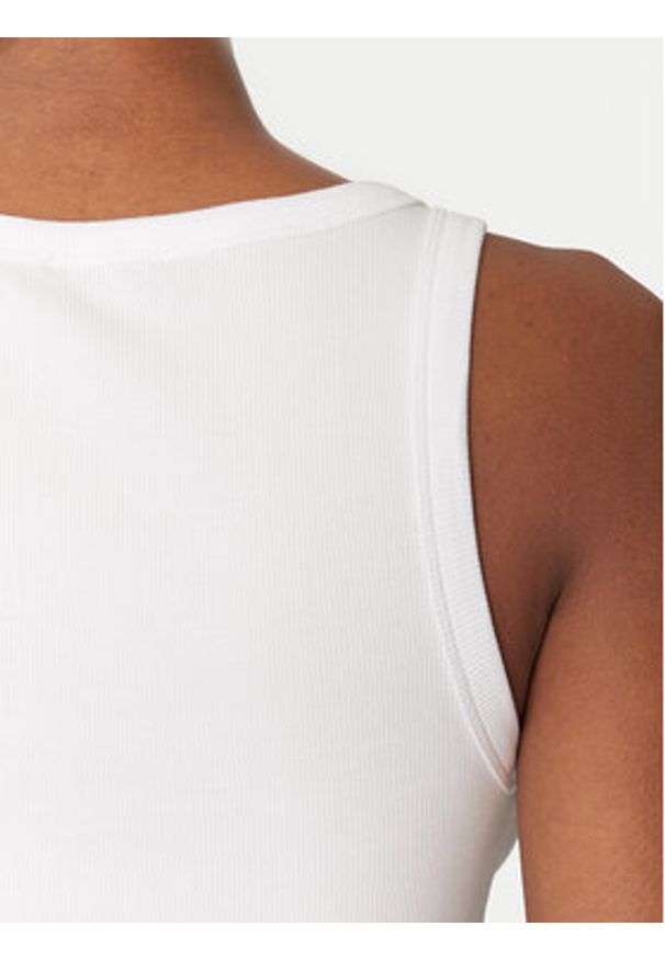 Marella Top Minorca1 2513941154 Biały Slim Fit. Kolor: biały. Materiał: bawełna