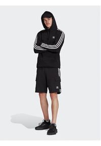 Adidas - adidas Szorty sportowe Adicolor Classics 3-Stripes Cargo Shorts IA6334 Czarny Regular Fit. Kolor: czarny. Materiał: bawełna. Styl: sportowy #6