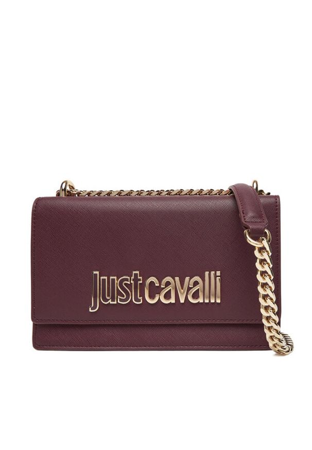 Just Cavalli Torebka 79RA4BBA Fioletowy. Kolor: fioletowy. Materiał: skórzane