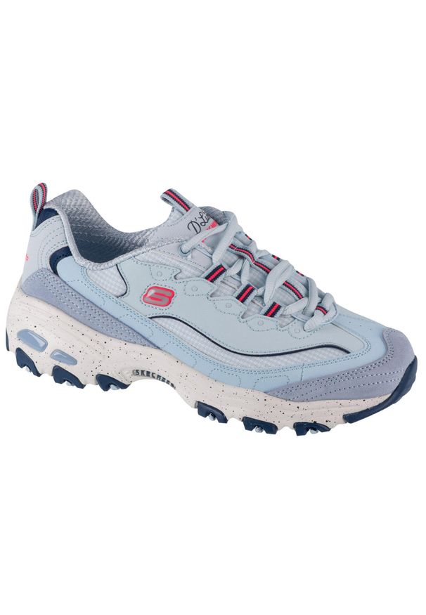 skechers - Buty do chodzenia damskie Skechers 149589LBMT. Zapięcie: sznurówki. Kolor: niebieski, wielokolorowy. Materiał: syntetyk, tkanina, materiał. Szerokość cholewki: normalna. Sport: turystyka piesza