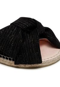 Manebi Espadryle Sandals With Bow G 0.1 J0 Czarny. Kolor: czarny. Materiał: materiał #4