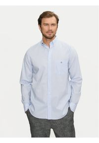 GANT - Gant Koszula 3000100 Błękitny Regular Fit. Kolor: niebieski. Materiał: bawełna