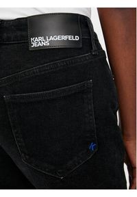 Karl Lagerfeld Jeans Jeansy 245J1116 Czarny Straight Fit. Kolor: czarny