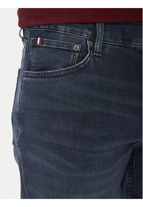 TOMMY HILFIGER - Tommy Hilfiger Jeansy Denton MW0MW39035 Niebieski Straight Fit. Kolor: niebieski