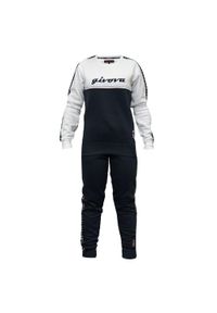 Damski dres Givova z polaru, dwukolorowy, rozmiar 2XL. Kolor: szary, fioletowy, wielokolorowy, biały. Materiał: dresówka, polar #1