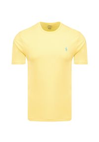 Polo Ralph Lauren - T-shirt POLO RALPH LAUREN SSCNCMSLM2. Typ kołnierza: polo. Materiał: bawełna, prążkowany. Wzór: aplikacja, jednolity