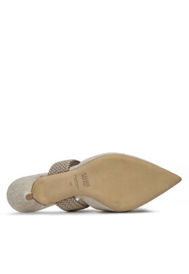 MALONE SOULIERS Klapki Maisie 45-154 Beżowy. Kolor: beżowy. Materiał: materiał