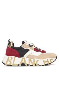 Voile Blanche Sneakersy Club 105. 2017475-22 Beżowy. Kolor: beżowy. Materiał: zamsz, skóra