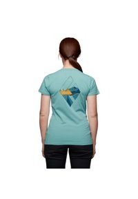 Koszulka turystyczna damska Black Diamond Desert To Mountain T-shirt. Kolor: zielony