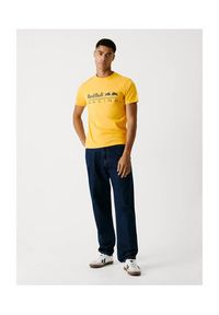 Pepe Jeans T-Shirt Red Bull Racing Logo Print 2025 Żółty Regular Fit. Kolor: żółty. Materiał: bawełna. Wzór: nadruk #5