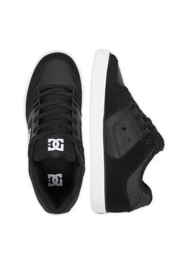DC Shoes Sneakersy EO-PURE DC01782006 Czarny. Kolor: czarny. Materiał: nubuk, skóra