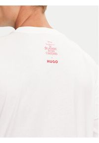 Hugo - HUGO T-Shirt 50537986 Biały Regular Fit. Kolor: biały. Materiał: bawełna #4