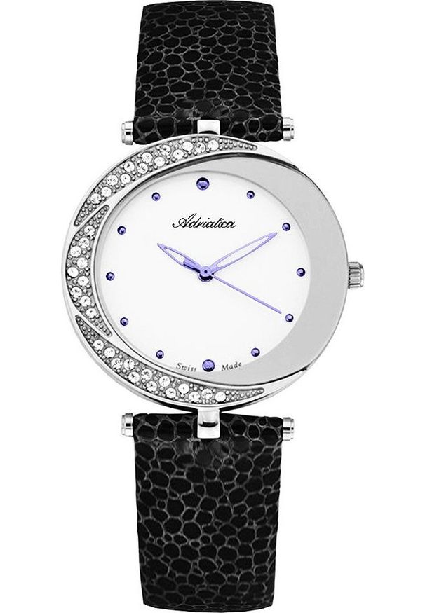 Zegarek Adriatica Zegarek damski Adriatica A3800.52B3QZ czarny. Kolor: czarny