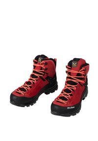 Salewa - Buty trekkingowe damskie Mtn Trainer 2 Mid GTX Women. Kolor: czerwony, wielokolorowy, czarny