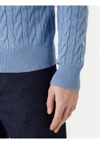 TOMMY HILFIGER - Tommy Hilfiger Sweter MW0MW33132 Niebieski Regular Fit. Kolor: niebieski. Materiał: bawełna #5