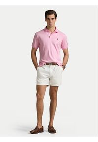 Polo Ralph Lauren Polo 710704319167 Różowy Slim Fit. Typ kołnierza: polo. Kolor: różowy. Materiał: bawełna #4