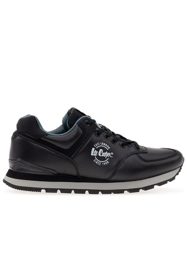 Buty Lee Cooper LCJ-23-31-3073M - czarne. Zapięcie: sznurówki. Kolor: czarny. Materiał: materiał, syntetyk, guma. Szerokość cholewki: normalna