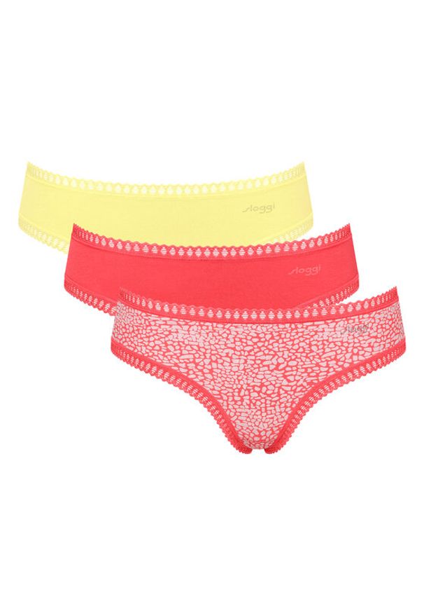 Sloggi Komplet fig Go Crush 10219671 Kolorowy. Materiał: bawełna. Wzór: kolorowy