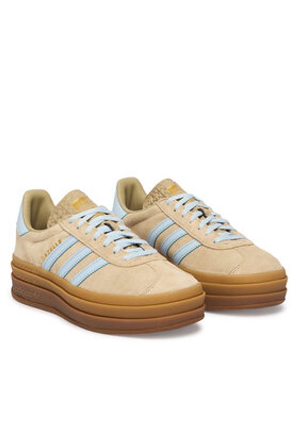 Adidas - adidas Sneakersy Gazelle Bold IH6791 Beżowy. Kolor: beżowy. Materiał: zamsz, skóra. Model: Adidas Gazelle
