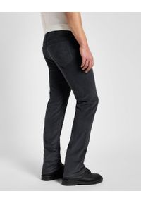 Lee - LEE RIDER MĘSKIE SPODNIE MATERIAŁOWE SZTRUKSOWE DARK MUTED GRAY 112355800 L701008531. Materiał: materiał, sztruks