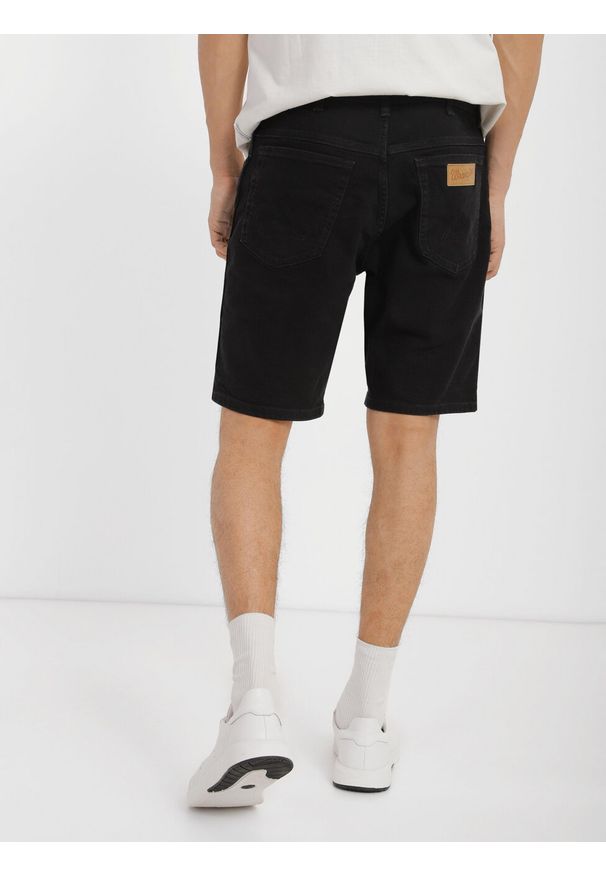 Wrangler - WRANGLER TEXAS SHORTS MĘSKIE SZORTY SPODENKI EBONY BLACK W11CBYZ45 112337505