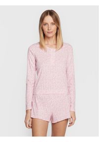Cotton On Koszulka piżamowa 6335013 Różowy Regular Fit. Kolor: różowy. Materiał: syntetyk #1