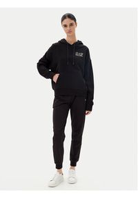 EA7 Emporio Armani Bluza 7W000101 AF12473 MC004 Czarny Loose Fit. Kolor: czarny. Materiał: bawełna #3